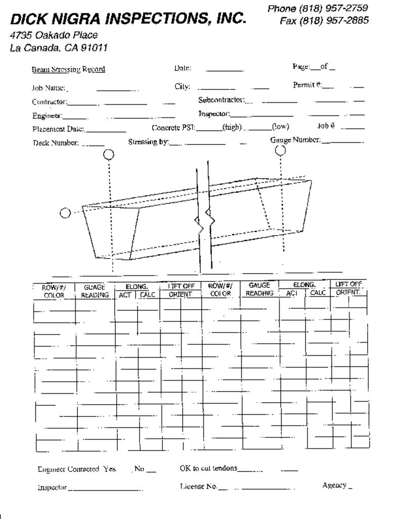 thumbnail of DNI Beam Stressing DSheet